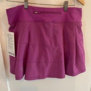 Lululemon Pace Rival Mid-Rise Skirt in Plum